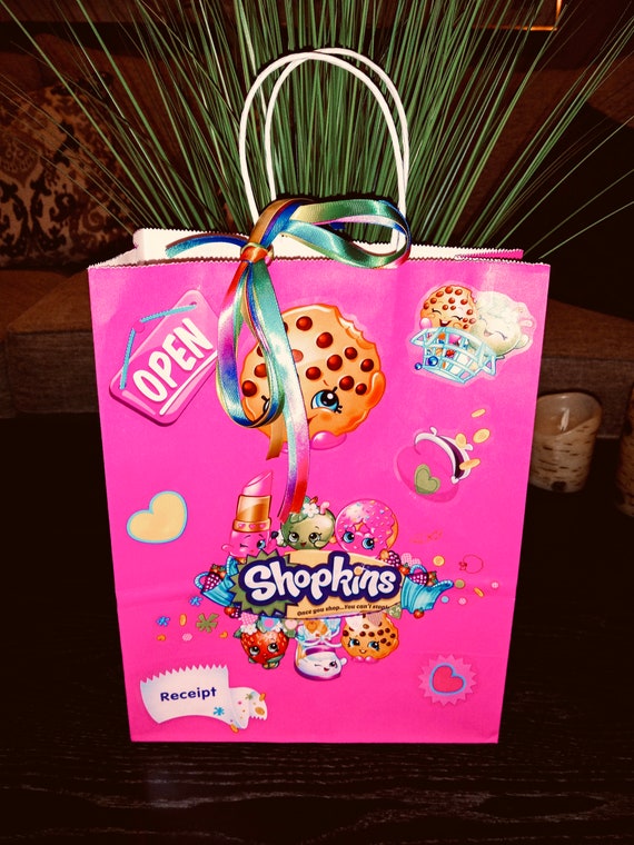 Bolsas de regalo para fiestas de Shopkins Etsy Mexico