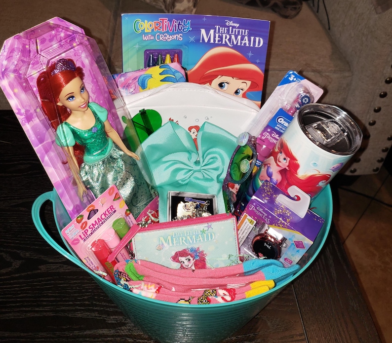 Ariel Gift Basket: Mermaid Doll, Jewelry, Accessories image 1