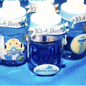 It’s A Boy Baby Bottle Party Favors
