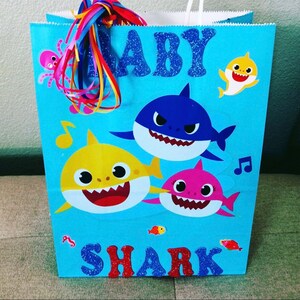 Baby Shark Party Favor Bags