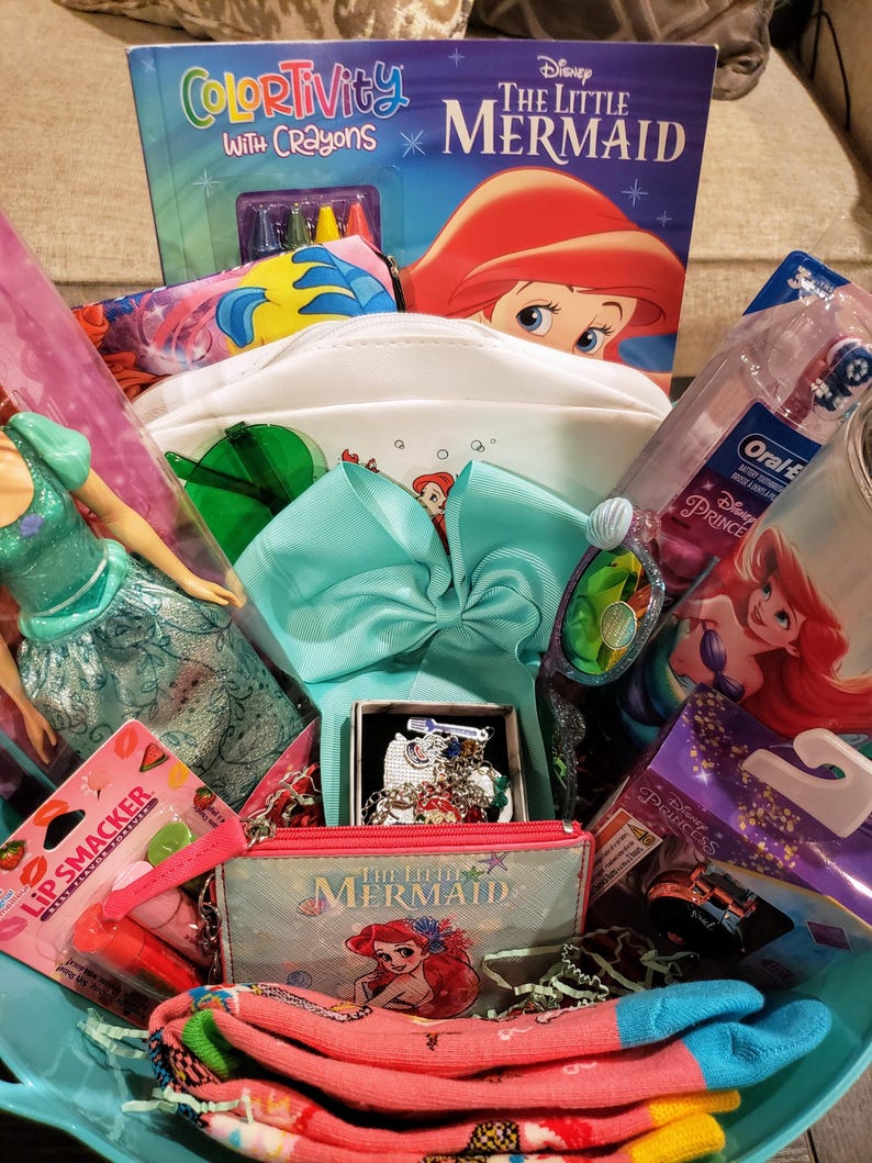 Ariel Gift Basket: Mermaid Doll, Jewelry, Accessories image 5