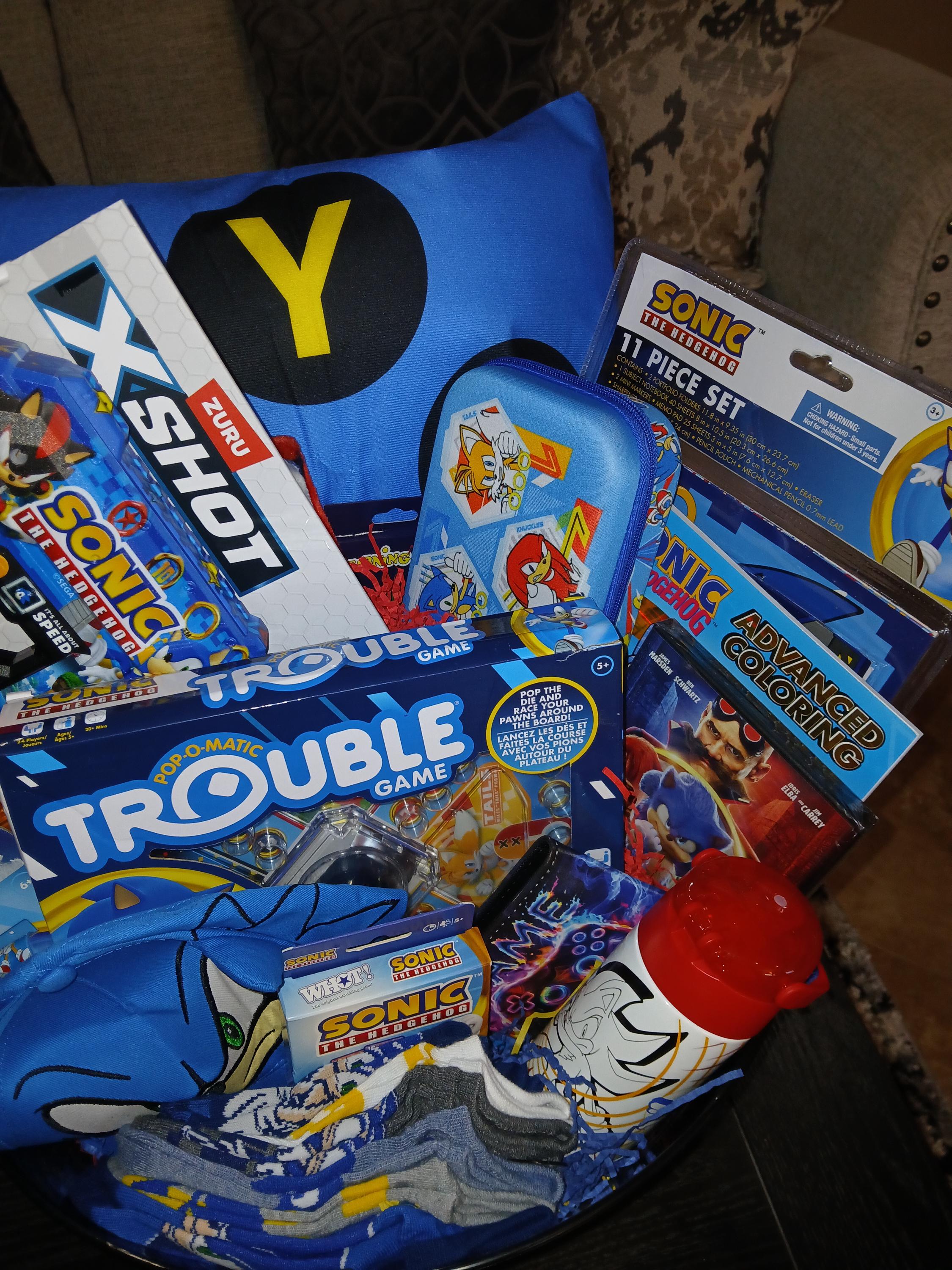 Sonic Hedgehog Basket - Etsy