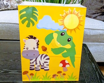 Baby Safari Party Favor Bags