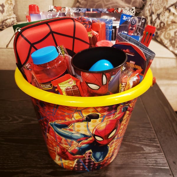 Spiderman Easter Basket - Etsy