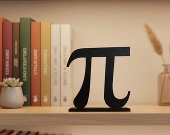 Pi Symbol Metal Wall Art, Mathematics Decor, STEM Classroom Decoration