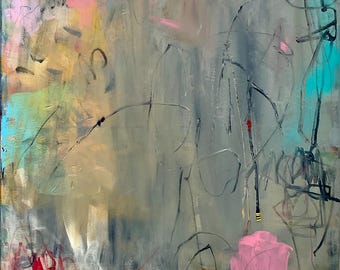 Modern  Wall Art Abstract Home Decor. Title: Egocentrismi "