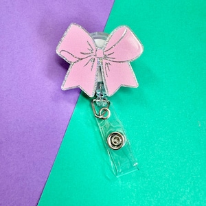 Carrete de credencial con clip para tarjeta de etiqueta, porta credencial de enfermera personalizado, accesorios para profesiones médicas, regalo de enfermera, regalo de enseñanza, lindo carrete de credencial
