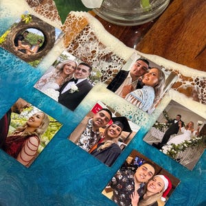 Imanes fotográficos personalizados para nevera Imanes personalizados Imanes personalizados Regalos de boda personalizados