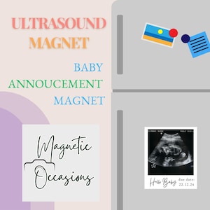 Baby Announcement Photo Fridge Magnets Keepsake Gifts Personalised Magnets Magnets Custom Picture Magnets for fridge Wedding favours