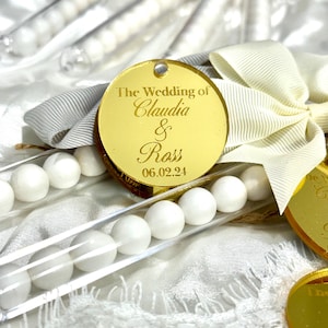 Wedding Favours, Wedding Bon Bon tags, Birthday gift, wedding gift, table decor, place names