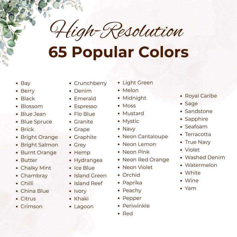 Comfort Colors 1717 T-Shirt Mockup - 65 Farben, Canva Template (Digitaler Download) Bild 12