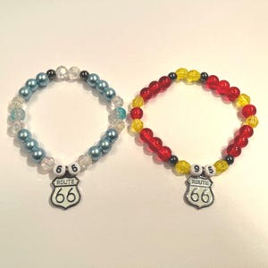 Cars Themed Inspired Handmade Beaded Bracelets Disney
