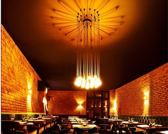 Modern Loft Pendant Lighting: Customizable Spider Chandelier