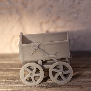 DIY push mine cart in G/O/S/HO/TT/N (1/22.5, 1/48, 1/64, 1/87, 1/120, 1/160) scale