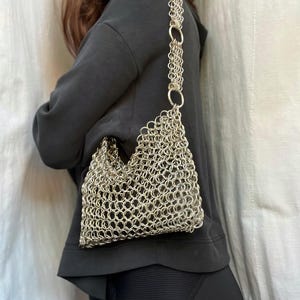 Edle Kettenhemdtasche