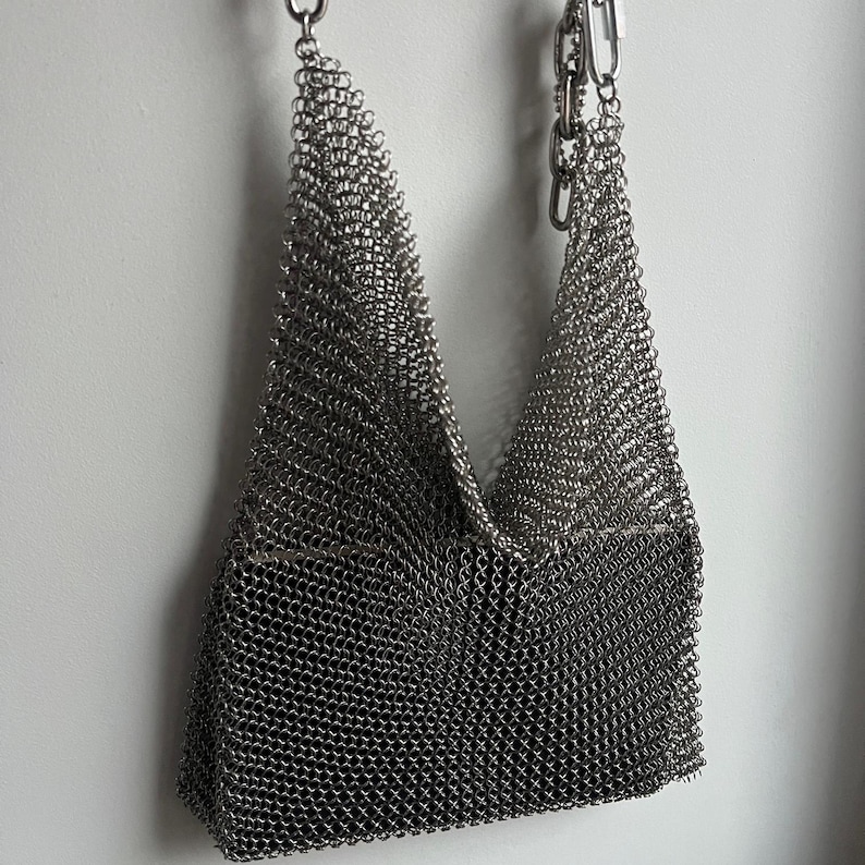 Chainmail Stainles Steel Bag With Adjustable Chain Strap - Etsy