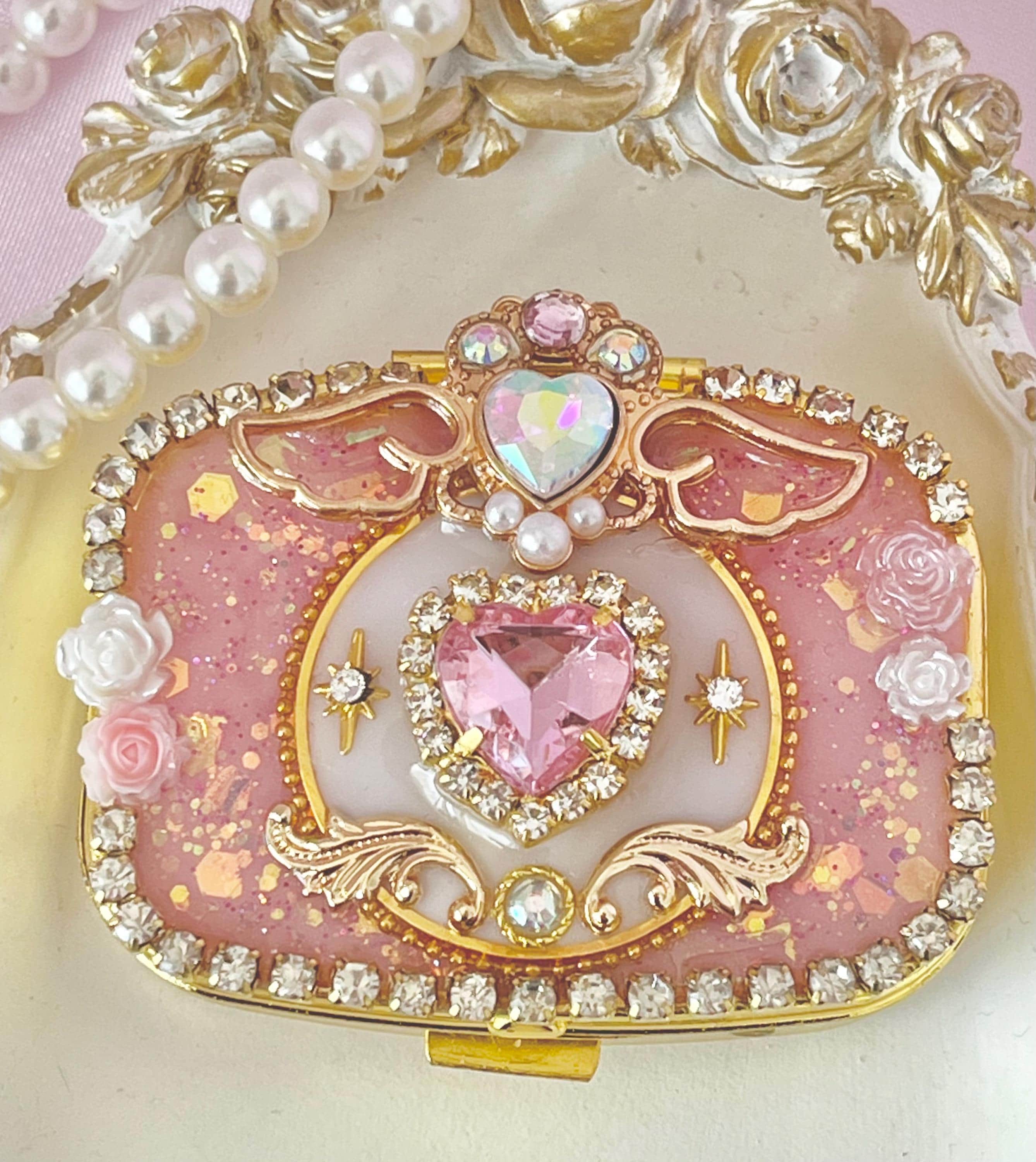 Spring Fantasy Pillbox, Princess Jewelry Box, Magical Girls