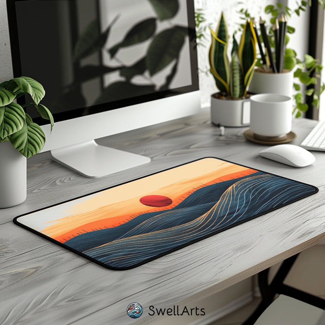 The Sunrise Mouse Pad in Vector Style Available in 13.6x13.8 and 31 ...