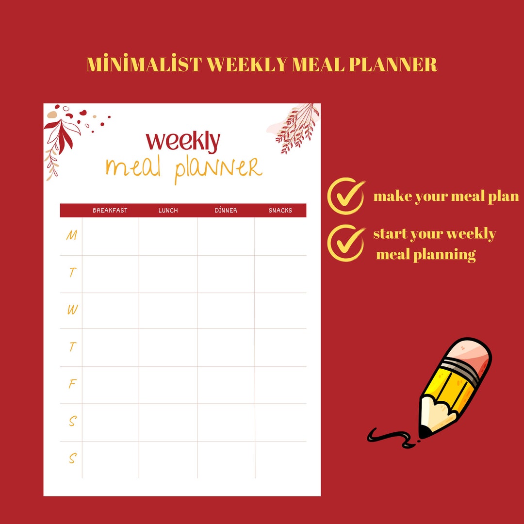 Meal Planner Printable Weekly Food Diary Meal Tracker Food Journal meal-planner-printable-weekly-food-diary-meal-tracker-food-journal