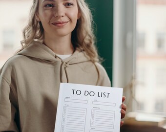 Monthly Todo Planner, Todo List, Task Organizer, Task Tracker, Task Scheduler