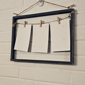clothes line picture frame