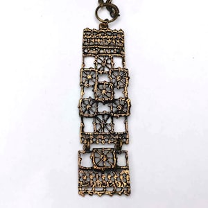 Pentti Sarpaneva ネックレス vtg ブロンズ ペンダント フィンランド