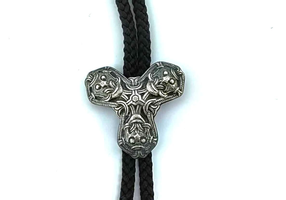 David Andersen bolo tie Viking Age pendant sterling silver 925 Norway Norse Norwegian