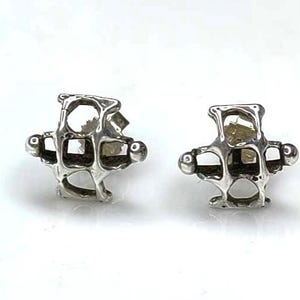 Studio Else & Paul earrings vtg stud  Norway Norwegian Scandinavian sterling silver jewelry 925s