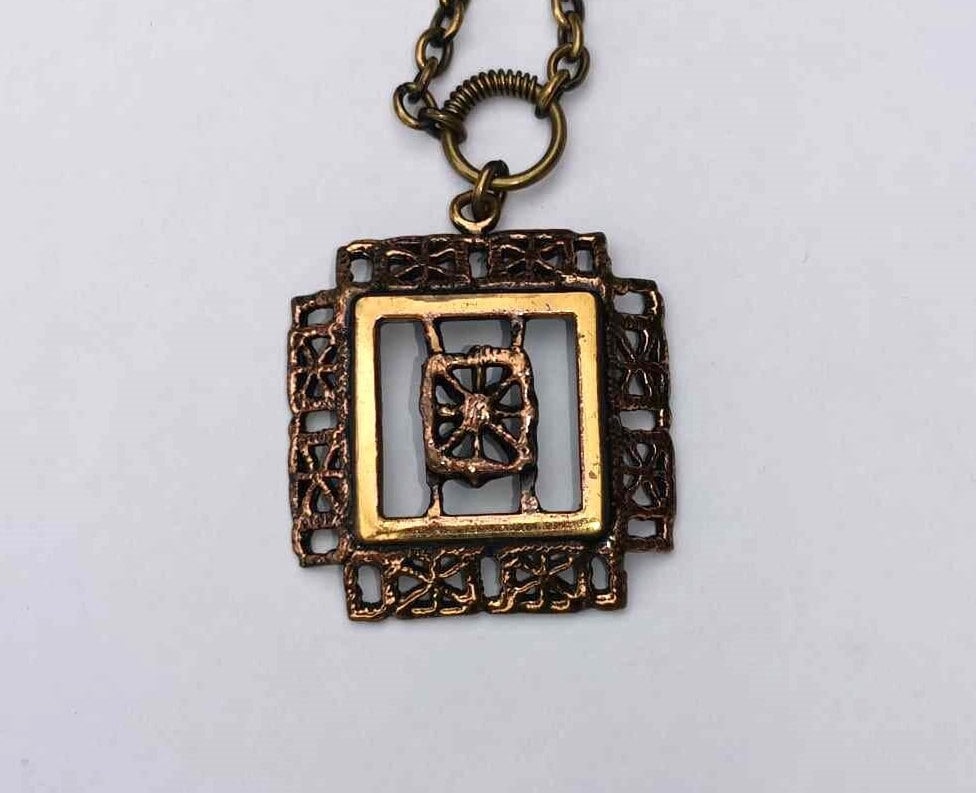 Pentti Sarpaneva ネックレス vtg ブロンズ ペンダント フィンランド