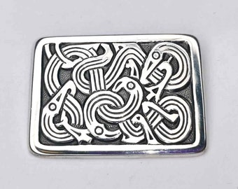 David Andersen Brooch viking age copy pin Norway Scandinavian saga Norwegian 925s sterling silver