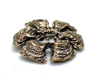 Colgante vintage de Studio Else & Paul, collar noruego, joyería escandinava de bronce.