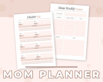 Digital Mom Planner, Goodnotes Planner,iPad Planner