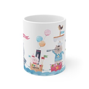 Ceramic mug with a funny motif (0.33 l)