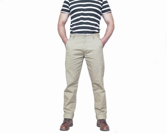 Japanische Selvedge Chinos : Premium-Herrenhose