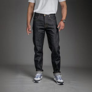 Japanese Selvedge Raw Denim Jeans | Regular Straight Indigo | High Stride