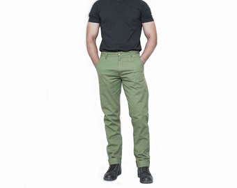 Japanische Selvedge-Chinos: Hochwertige Herrenhosen