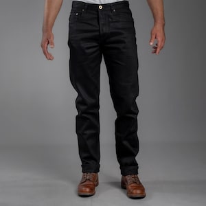 Japanese Selvedge Raw Denim Jeans | Classic Tapered Double Black | High Stride