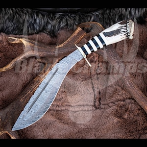Custom Handmade Bowie Knife, Gift knife, Gift for dad, gift for him, Bushcraft Camping Knife, Survival Tool Sharp Blade, Birthday Gift