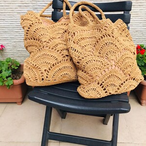 Bestes Geschenk für Mutter, Stroh-Einkaufstasche mit langer Markttasche, Sommer-Damentasche, handgemacht für Mutter, Weidenurlaubstasche Mutter, große Schultertasche