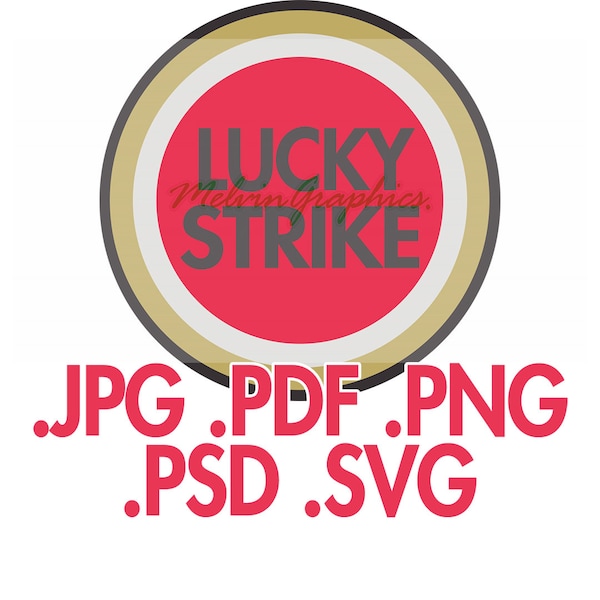 Lucky/Luckies Files Bundle - Vector & Raster Images - .jpg .pdf .png .psd .svg