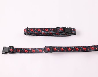 Dog collar /Small Size / Flowery touch (Matching set available)