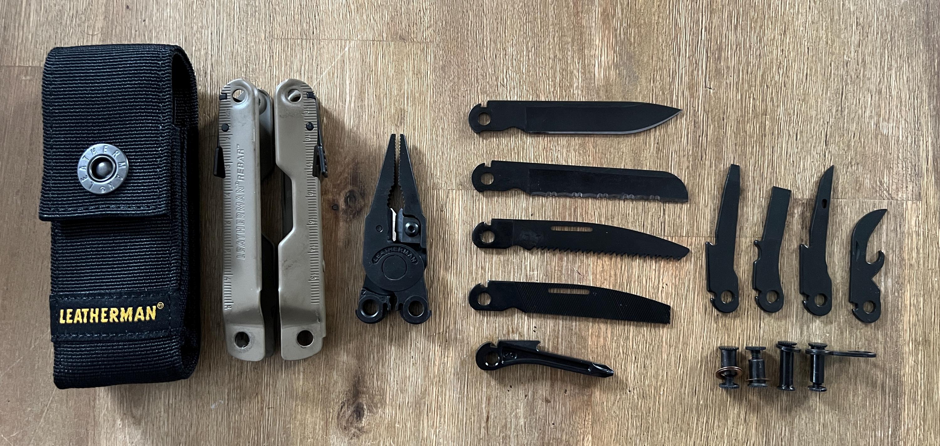 Leatherman Mod Replacement Rebar Black/tan Coyote Genuine Leatherman Mod Replacement Rebar Black/tan Coyote Genuine
