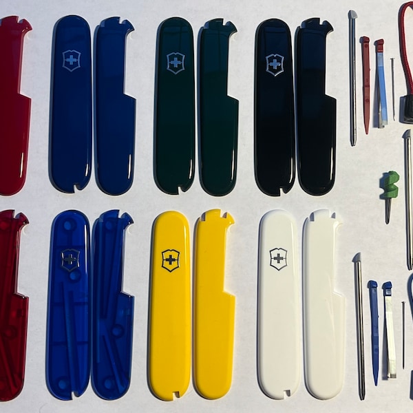 Victorinox 84mm Swiss Army Knife Replacement Scales – Plastic Handle Shells & Grips