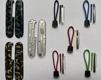 Victorinox 91 mm SilverTech Camouflage Scales Cover Handles Grips Griffschalen