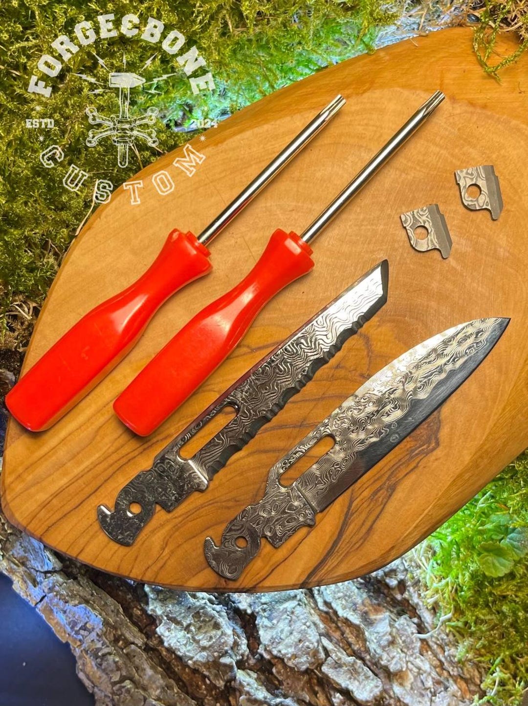 For Leatherman Free P2/free P4/arc Replacement VG10 Steel Damascus