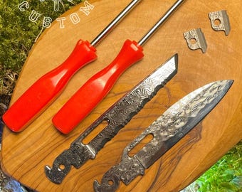 For Leatherman Free P2/Free P4/Arc Replacement VG10 steel Damascus blades