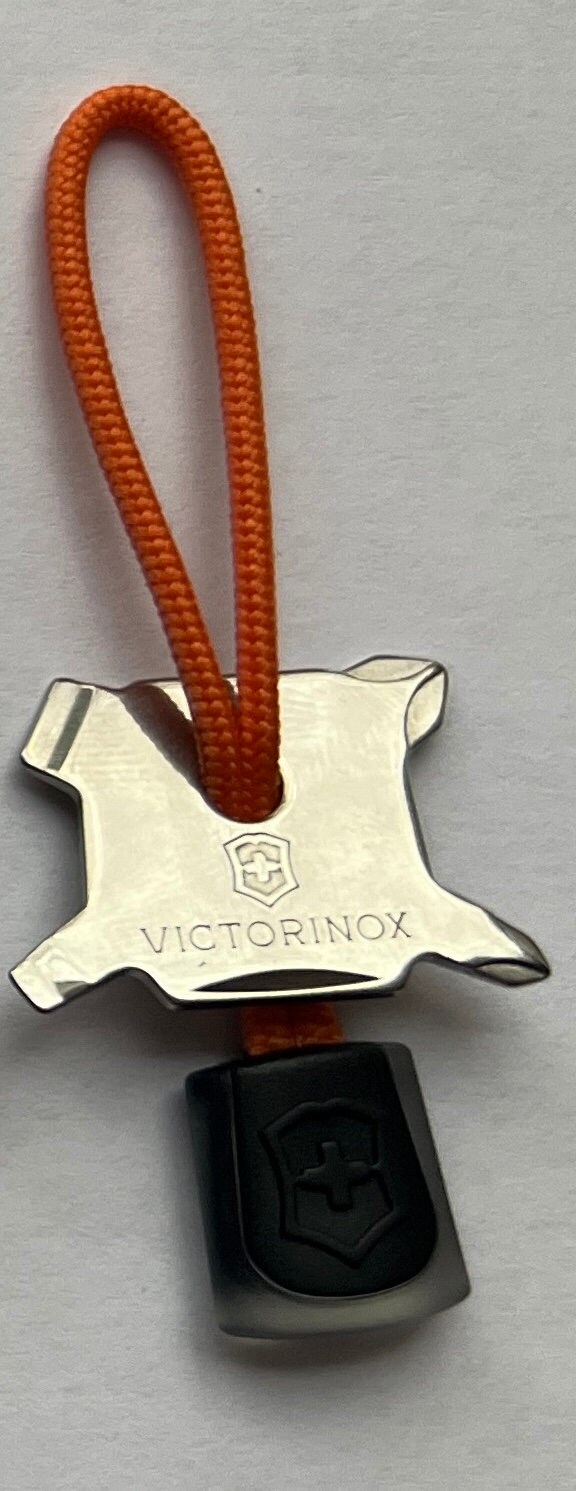 Victorinox Swiss Army Key Ring Paracord Lanyard, Gray/Black - - 4.1895.E