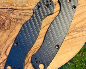 Spyderco ParaMilitary 2 (PM2) Carbon Scales, Cover, Handles, Grips, Griffschalen