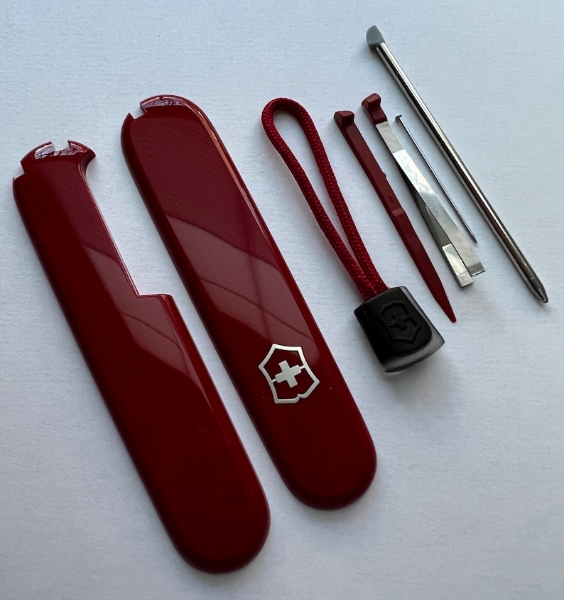 Victorinox 91 mm Plus Set Balance, Couvercle, Poignées, Grips, Griffschalen, SAK image 9