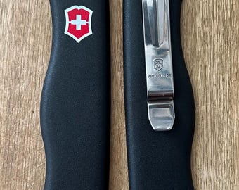 Victorinox 111 mm Sentinel Nero con clip da tasca Set guancette, cover, manici, impugnature, Griffschalen, SAK